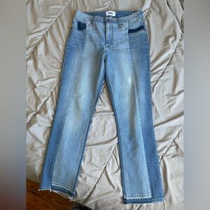 Women’s size 29 Paige Blue Rosslyn Denim Jeans Two Tone